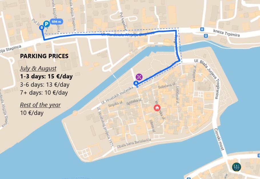 Top-Floor Apartment In Trogir Center 외부 사진